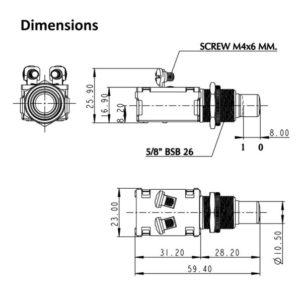 DM – 114_BK STARTER BUTTON (BLACK) - Image 6