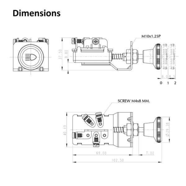 DM  –  711C  HEADLIGHT  PUSH  PULL        SWITCH - Image 6